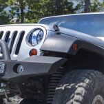 Osłony kierunkowskazów bocznych czarne Smittybilt - Jeep Wrangler JK - 2