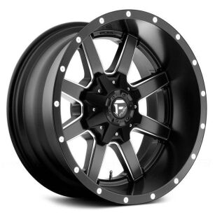 Felga aluminiowa 10x22" 6x139,7 / 6x135 ET-24 Matte Black Milled Maverick Fuel - RAM 1500 19-on
