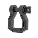 Szekle czarne Rough Country D-ring 3/4