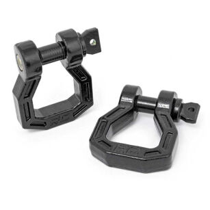 Szekle czarne Rough Country D-ring 3/4"
