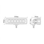 Lampa robocza 6 x Led flood - 4
