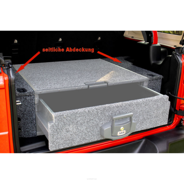 Zestaw adaptacyjny szuflad do Jeep Wrangler JL 4-drzwiowy