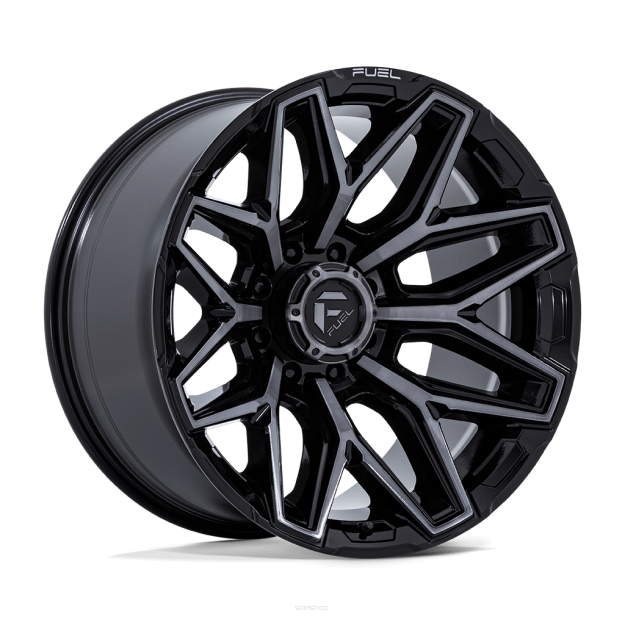 Felga aluminiowa FLUX Gloss Black Brush Fc Gray Ddt FUEL