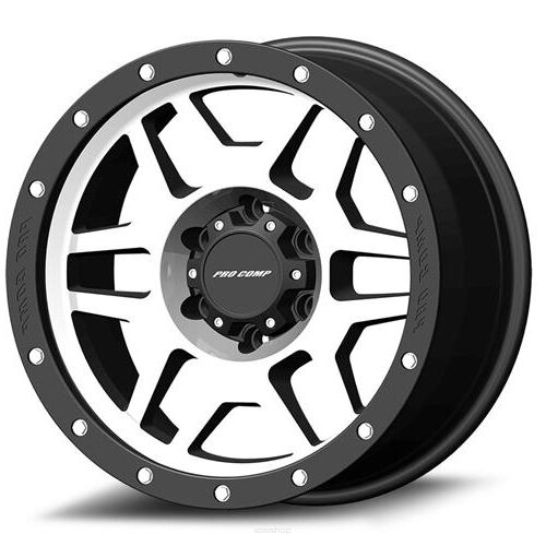 Felga aluminiowa 3541 Satin Silver & Black ProComp