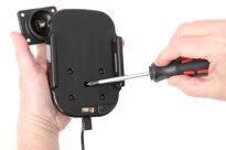 Uchwyt indukcyjny dedykowany do Apple iPhone 11 z wbudowanym kablem USB oraz ładowarką samochodową - 5