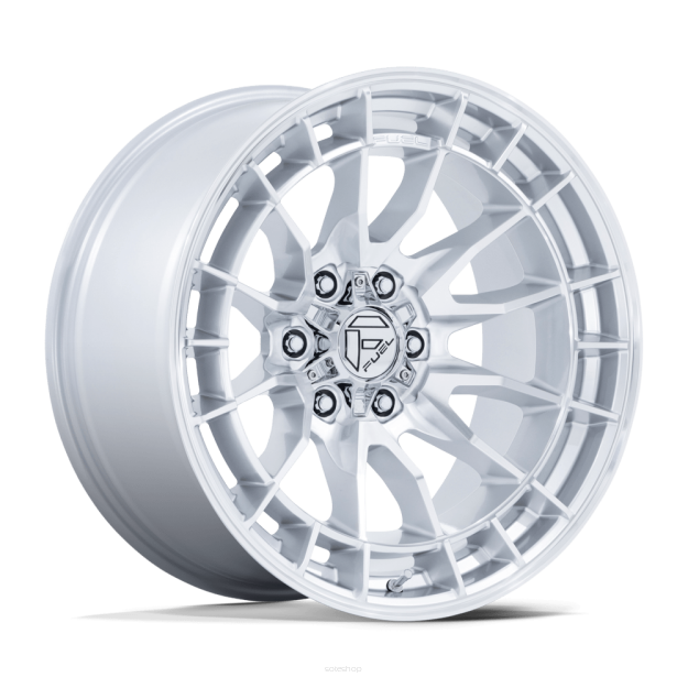 Felga aluminiowa FC888 REVOLT Hyper Silver W/ Machined Face FUEL
