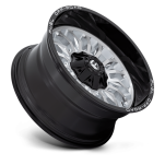 Felga aluminiowa D798 ARC Silver Brushed Face W/ Milled Black LIP Fuel - 2