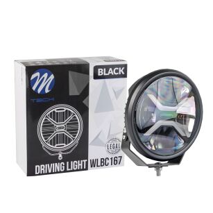 Ledowa lampa dalekosiężna z funkcją świateł pozycyjnych M-TECH Black Series 12-48V 80W 9"