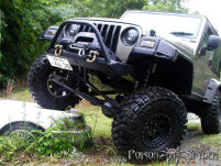 Zderzak przedni Brawler Lite z mocowaniem szekli POISON SPYDER - Jeep Wrangler TJ - 2