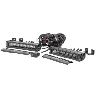 Listwy LED 8" pojedyncze white DRL spot Rough Country Black Series