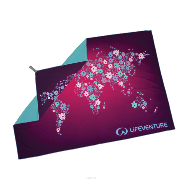 Ręcznik szybkoschnący SoftFibre Advance Trek 1,50 m x 90,0 cm World in Flowers LIFEVENTURE