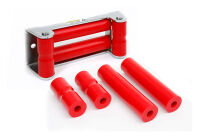 Rolki poliuretanowe do prowadnicy rolkowej czerwone DAYSTAR - 2