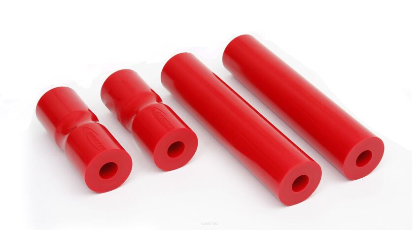 Rolki poliuretanowe do prowadnicy rolkowej czerwone DAYSTAR