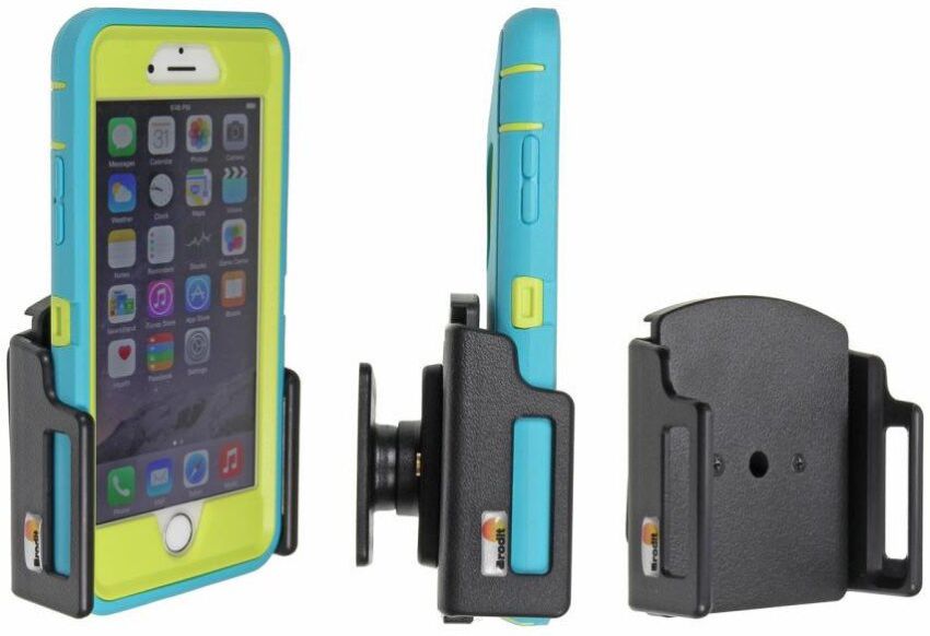 Uchwyt regulowany do Apple iPhone 6 w futerale lub obudowie o wymiarach: 75-89 mm (szer.), 9-13 mm (grubość).