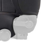 Komplet pokrowców na fotele Black Sides/Black Center neopren Smittybilt - 5
