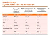Panel LED OSRAM Lightbar SX180 SP Spot 1300 LM HOMOLOGACJA - 8