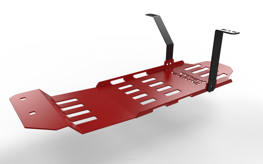 Osłona silnika i skrzyni biegów SPORT Jeep Wrangler JL 2018- 2019 czerwona