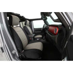 Komplet pokrowców na fotele charcoal neopren Smittybilt - 10