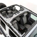 Komplet pokrowców na fotele charcoal neopren Smittybilt - 2