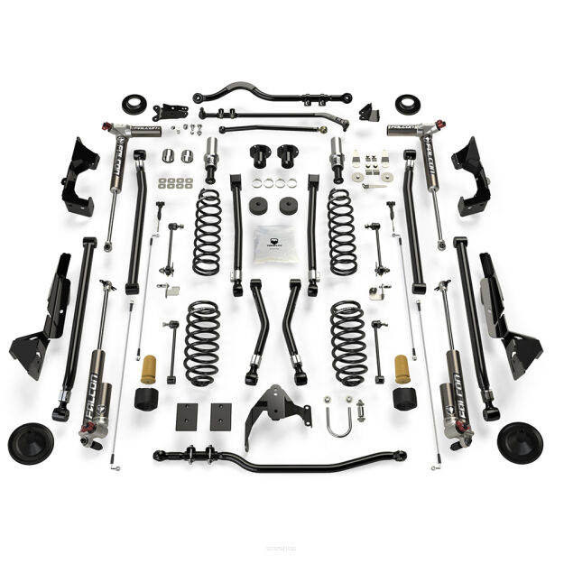 Zestaw zawieszenia Alpine CT6 z amortyzatorami Falcon Fast Adjust 3.3 Piggyback Lift 6