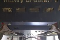 Osłona silnika i przedniego mostu Mitsubishi Pajero 4 / Montero 4 2006-2014 czerwona - 2