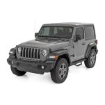 Progi, stopnie boczne czarne Rough Country Nerf Steps - 4