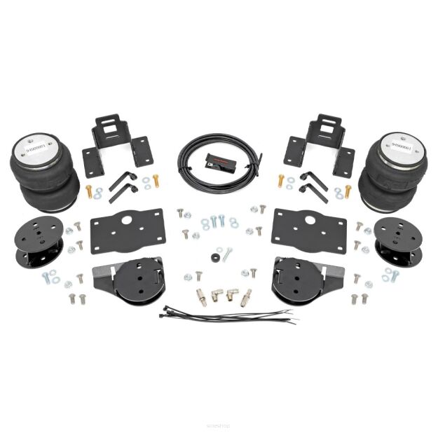 Zestaw pneumatyczny poziomujący zawieszenie tył Rough Country Lift 4