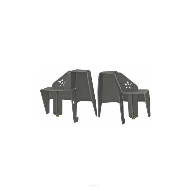 Zamiennik fabrycznych górnych mocowań sprężyn i amortozatorów przód Barnes 4WD