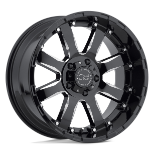 Felga aluminiowa SIERRA Gloss Black W/ Milled Spokes BLACK RHINO