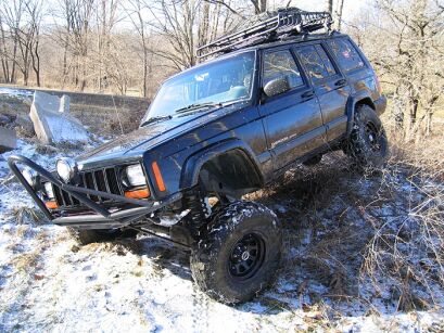 4,5" Rough Country Lift Kit zawieszenie - Jeep Cherokee XJ