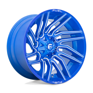Felga aluminiowa D774 TYPHOON Anodized Blue Milled FUEL