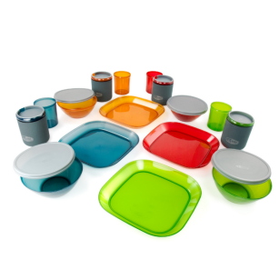 Zestaw naczyń turystycznych dla 4 osób Infinity 4 Person Deluxe Tableset GSI