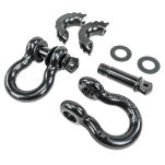 Szekla para czarna OFD D-ring 3/4