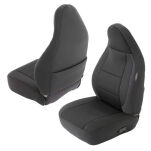 Komplet pokrowców na fotele Black Sides/Black Center neopren Smittybilt - 3