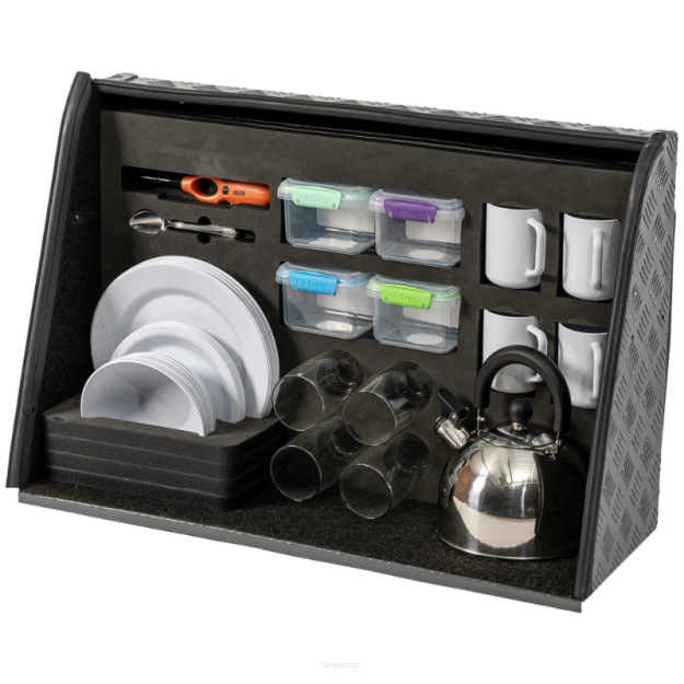 Szafka – wnęka do zabudowy Bushtech – Typ3 z kuchnią / 25 cm