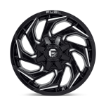 Felga aluminiowa D753 REACTION Gloss Black Milled FUEL - 3