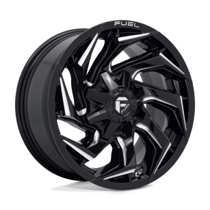 Felga aluminiowa D753 REACTION Gloss Black Milled FUEL