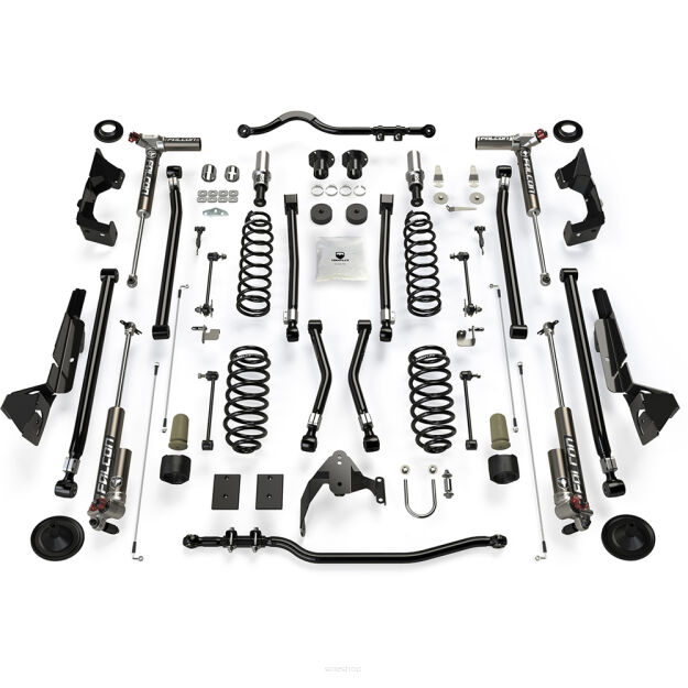 Zestaw zawieszenia Alpine CT4 z amortyzatorami Falcon 3.3 Fast Adjust Piggyback Lift 4