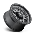 Felga aluminiowa D558 ANZA Matte Gun Metal Black Bead Ring FUEL - 3