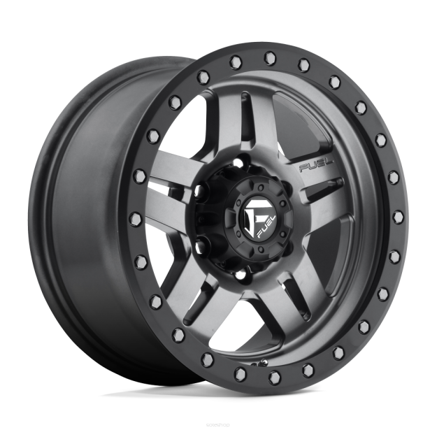 Felga aluminiowa D558 ANZA Matte Gun Metal Black Bead Ring FUEL