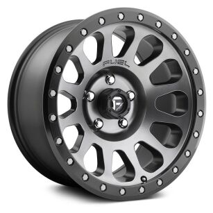 Felga aluminiowa D601 Vector Matte Gunmetal/Black Ring Fuel