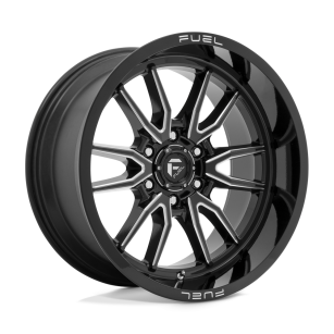 Felga aluminiowa D761 CLASH Gloss Black Milled FUEL