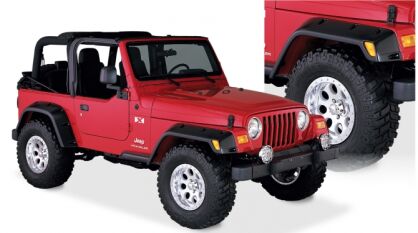 Poszerzenia nadkoli Bushwacker Pocket Style - Jeep Wrangler TJ