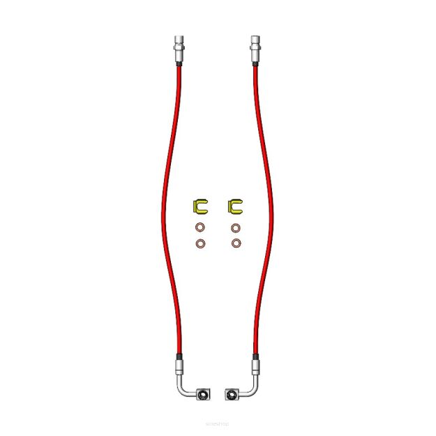 Przewody hamulcowe HD tył 22