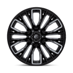 Felga aluminiowa D849 REBAR Gloss Black Milled FUEL - 3