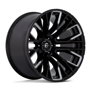 Felga aluminiowa D849 REBAR Gloss Black Milled FUEL