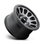 Felga aluminiowa D601 VECTOR Matte Gun Metal Black Bead Ring FUEL - 3
