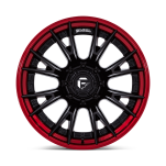 Felga aluminiowa FC402 CATALYST Matte Black W/ Candy Red Lip FUEL - 2