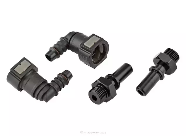 Fuel Water Separator, Accessory 11.8 Quick Connector Set M16 Twin Pack - For fuel injection hose