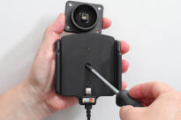 Uchwyt aktywny do stałej instalacji do Apple iPhone 14 Pro Max w futerale lub bez o wymiarach: 75-89 mm (szer.), 6-10 mm (grubość). - 4